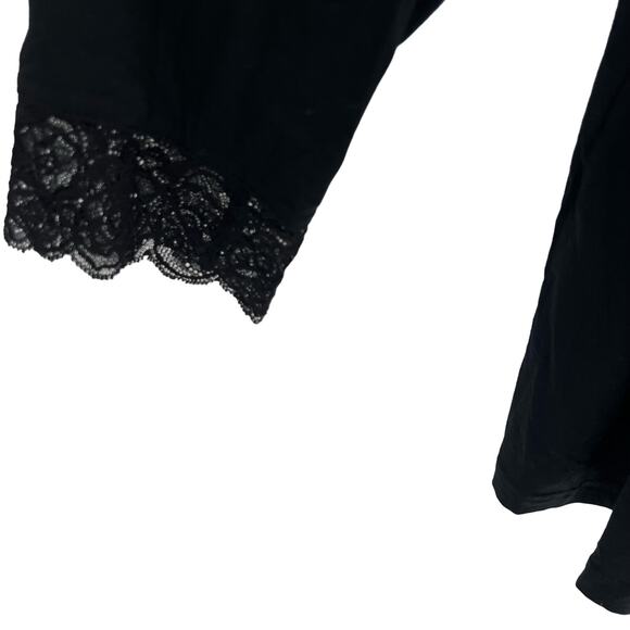 wiwi bambo soft pajamas set for women long sleeve laced V neck top with pants - Picture 5 of 12